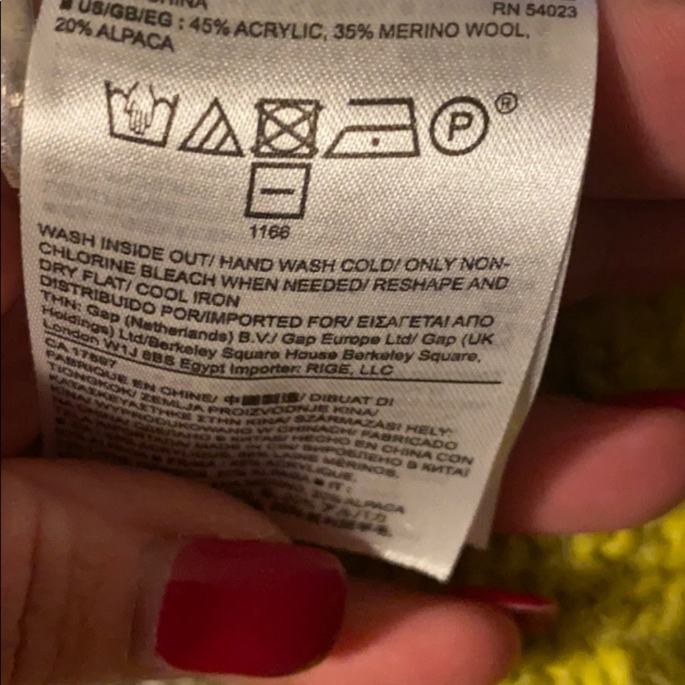 BANANA REPUBLIC ITALIAN YARN CHUNKY KNIT SWEATER S - Picture 6 of 6